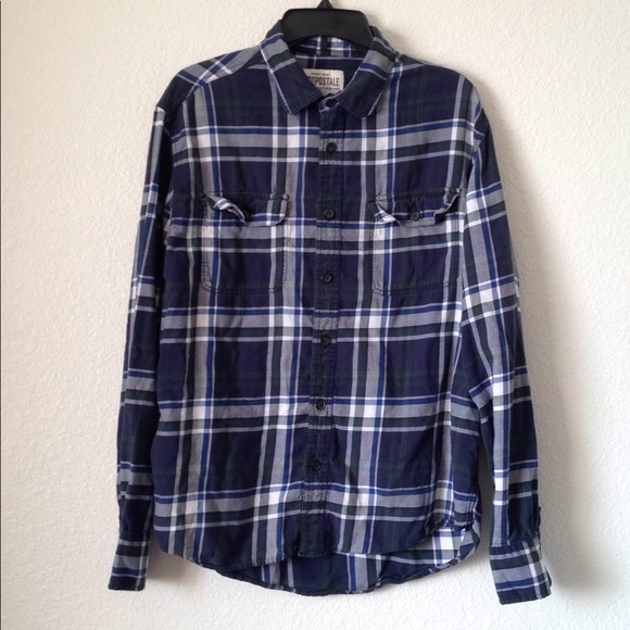 Men’s Aeropostale LS Button Down Shirt (L) - Picture 1 of 7